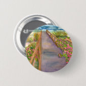 New England Coast Ronde Button 5,7 Cm (Voorkant /achterkant)