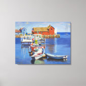 New England Costal Painting Canvas Afdruk (Voorkant)