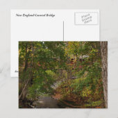 New England Covered Bridge Briefkaart (Voorkant / Achterkant)