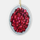 New England Cranberries Cranberry Bog Berries Keramisch Ornament (Rechts)
