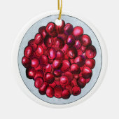 New England Cranberries Cranberry Bog Berries Keramisch Ornament (Voorkant)
