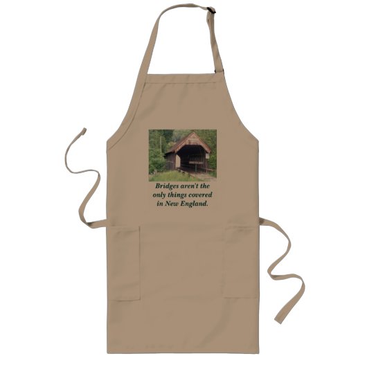 New England dekte Bridge Apron Lang Schort (Voorkant)
