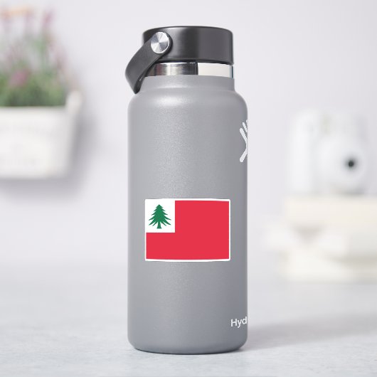 New England Dennenvlag Sticker (HydroFlask)