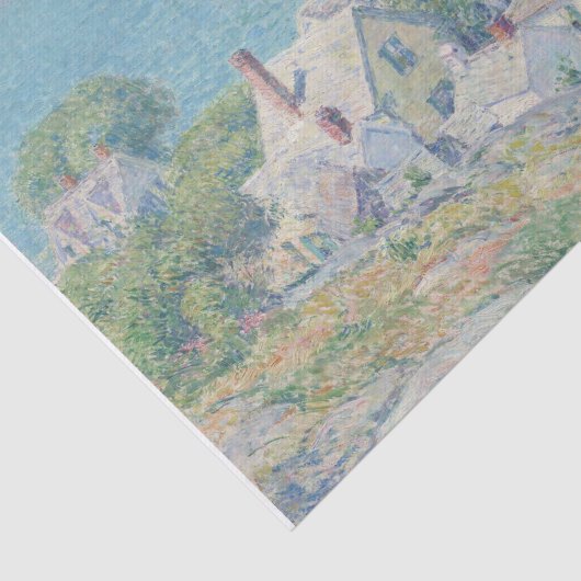 New England door Childe Hassam Tissuepapier (Detail)