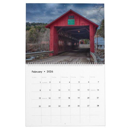 New England door de seizoenen kalender (Feb 2026)