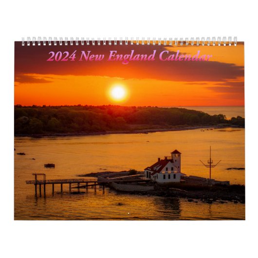 New England door de seizoenen kalender (Hoes)