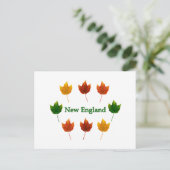 New England Fall Leaves Briefkaart (Staand voorkant)