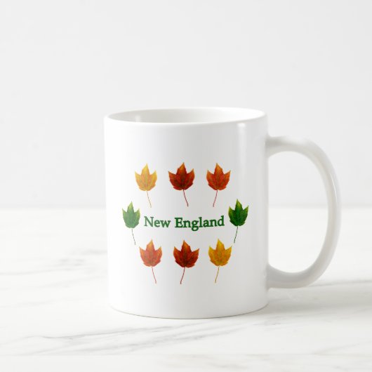 New England Fall Leaves Koffiemok (Rechts)