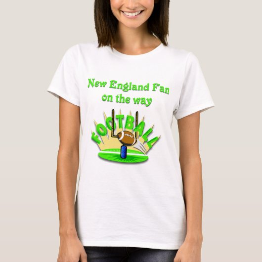 New England Fan onderweg T-shirt (Voorkant)