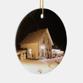 New England Farmhouse Keramisch Ornament (Rechts)