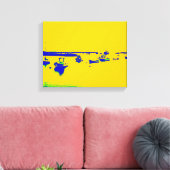 New England Fishermen Canvas Afdruk (Insitu (Woonkamer))