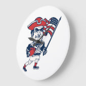 New England Football Mascot Grote Klok (Hoek)