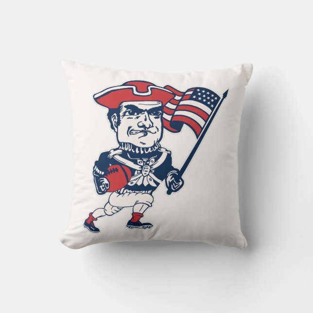 New England Football Mascotte Kussen (Voorkant)