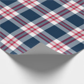 New England Football Pset Wrapping Paper Cadeaupapier (Hoek)