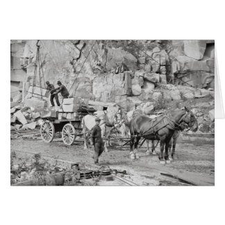 New England-granietgroeve, 1908