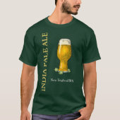 New England India Bleek Ale IPA Craft Beer Gift T-shirt (Voorkant)