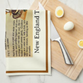 New England Kalkoen Vulling Recept Theedoek (Quarter Fold)