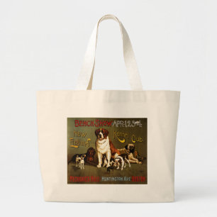 New England Kennel Club c.1890 show poster Grote Tote Bag