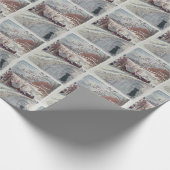 New England kerstinpakpapier Cadeaupapier (Hoek)