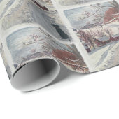 New England kerstinpakpapier Cadeaupapier (Rol Hoek)