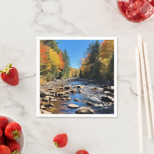 New England kleurrijk landschap, herfst, Servet (Insitu)