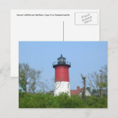 New England Lighthouse Briefkaart-Nauset Light Briefkaart (Voorkant / Achterkant)