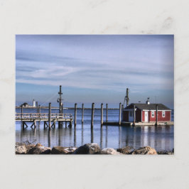 New England Lighthouse Briefkaart-Scituate Briefkaart