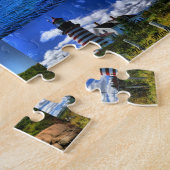 New England Lighthouse Collage Puzzle Legpuzzel (Zijkant)