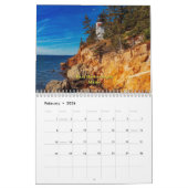 New England Lighthouse Kalender (Feb 2026)