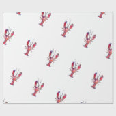 New England Lobster Gift Wrap Cadeaupapier (Vlak)