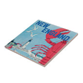  New England Lobster Lighthouse Travel Tegeltje (Zijkant)