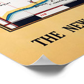  New England Map Summer Travel Poster (Hoek)