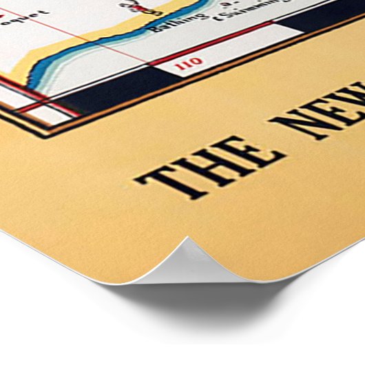  New England Map Summer Travel Poster (Hoek)