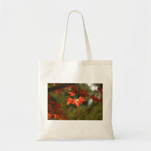 New England Maple herfst gebladerte canvas tas (Voorkant)