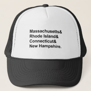 New England Massachusetts Rhode Island Enz. Staten Trucker Pet