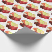 New England Meal Boiled Dinner Corned Beef Cabbage Cadeaupapier (Hoek)