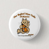 New England Meow Outfit Button (Voorkant)