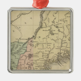 New England Metalen Ornament