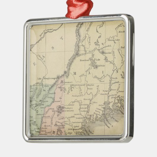 New England Metalen Ornament (Links)