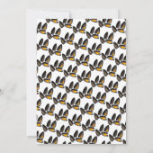 New England Mussels Beach Seafood Dinner Party Kaart (Achterkant)