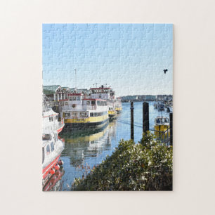 New England Old Port Portland ME Maine Boats Legpuzzel