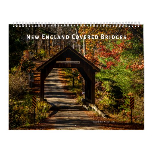New England overdekte bruggen Kalender (Hoes)