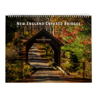 New England overdekte bruggen Kalender