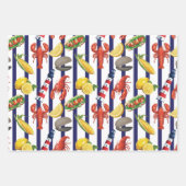 New England Picknick Inpakpapier Vel (Voorkant)