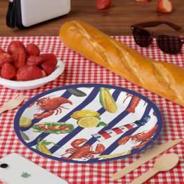 New England Picknick Papieren Bordje