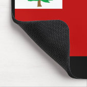 New England Pine Flag Mousepad Muismat (Hoek)