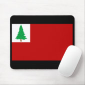 New England Pine Flag Mousepad Muismat (Met muis)