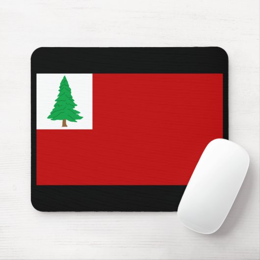 New England Pine Flag Mousepad Muismat (Met muis)