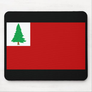 New England Pine Flag Mousepad Muismat