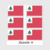 New England Pine Tree Flag Sticker Pack (Vel)